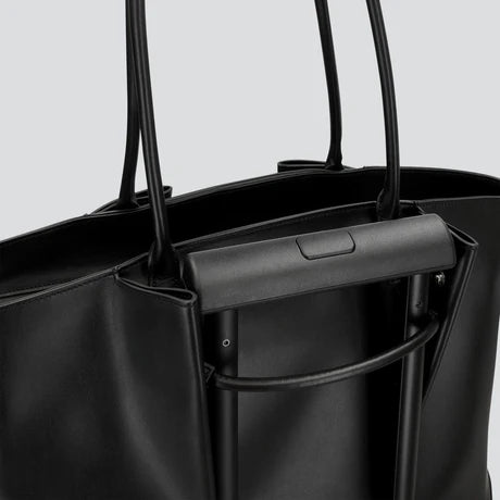 Croc Embossed Travel-Friendly Large Leather Tote Bag